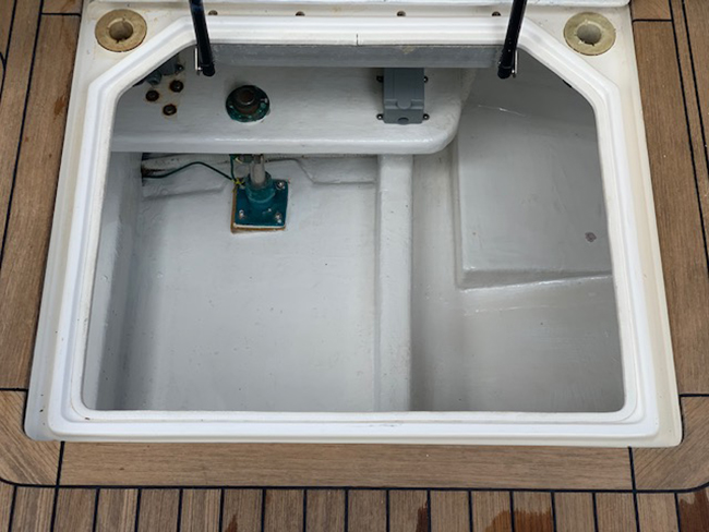 Port cockpit locker